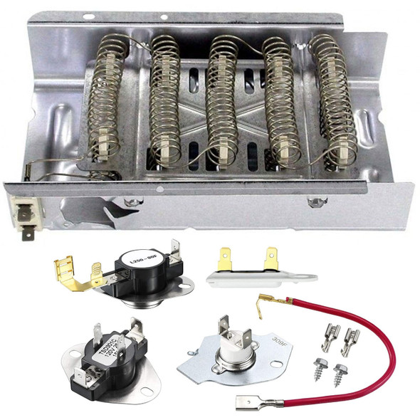 103.7777040 Kenmore Dryer Heater Element Kit With Thermostats and Fuses
