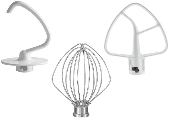 KitchenAid 5KSM150PSSAP4 Mixer Dough Hook Beater Wire Whip Kit
