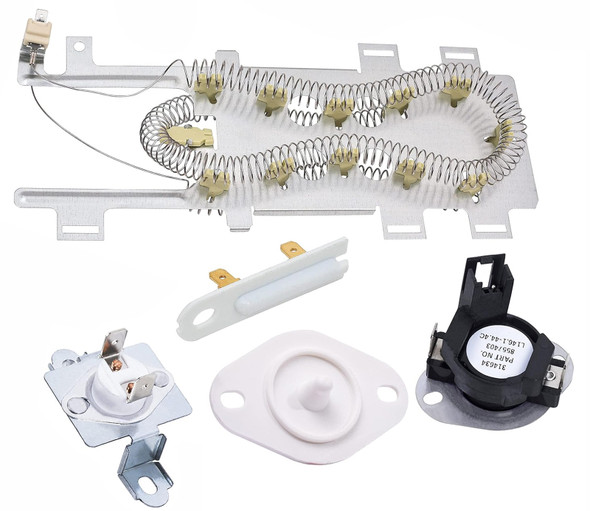 Whirlpool WED90HEFW0 Dryer Heater Thermostats Thermistor
