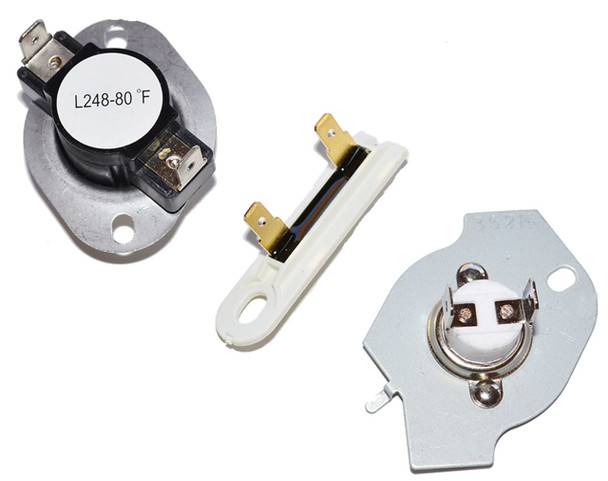 KEYE800SWH1 KitchenAid Dryer Thermal Fuse And Thermostat Kit
