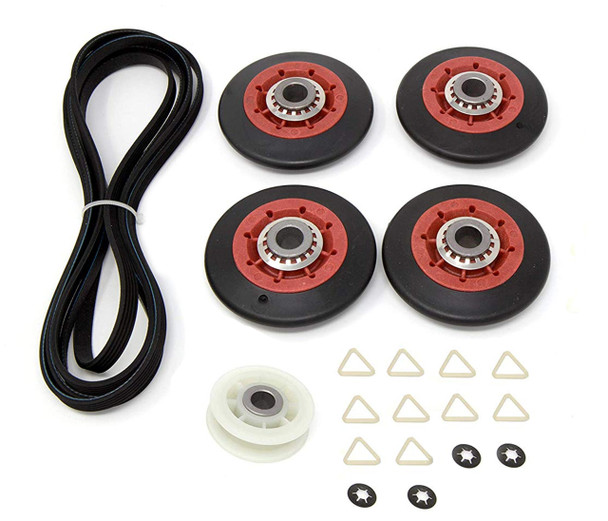 7MWGD8300SW0 Whirlpool Dryer Belt Pulley Roller Kit