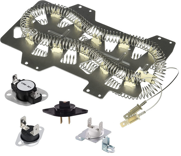 DV501AEW/XAA-00 Samsung Dryer Heater Element Fuse Thermostat Thermistor Kit