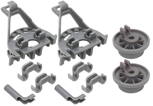 SHE45M02UC/50 Bosch Dishwasher Lower Rack Tine Clip and Wheel Kit