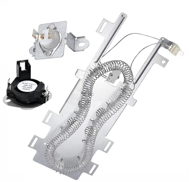 Kenmore 11087729701  Dryer Heater And Thermostat Fuse Kit