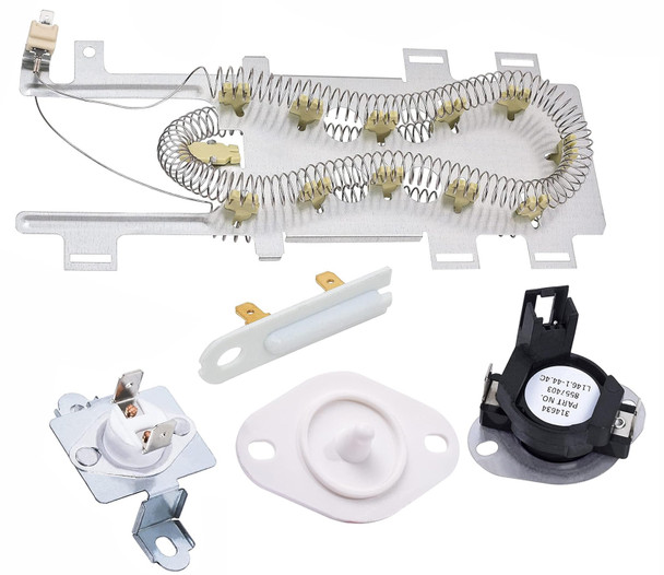 Whirlpool 7MWED90HEFW0 Dryer Heater Thermostats Thermistor