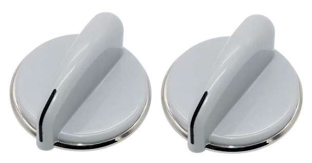 GE GTDP350GM1WS Dryer Timer Knob Two Pack