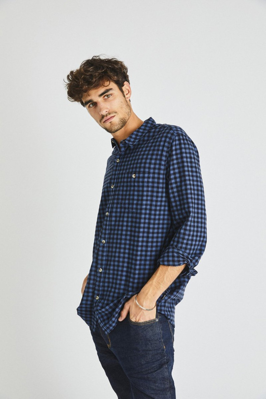 ROLLAS - Men At Work Shirt - Trade Blue 