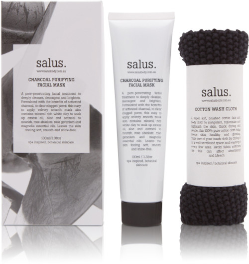 SALUS - Charcoal Purifying Facial Mask Set