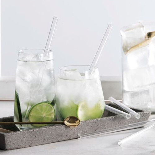 ZEST - Glass Drinking Straws 4pk