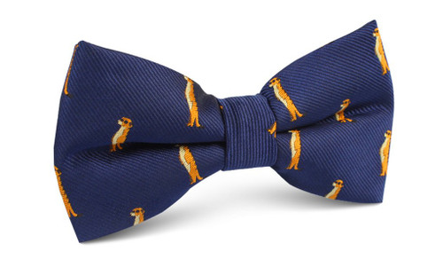 OTAA - Navy Meerkat Kids Bow Tie