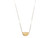 SHABANA JACOBSON - Folded Sun Disk Necklace - Gold