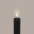 BLACK BLAZE - Column Pillar Candle - Black