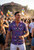 Trippy Wonderland button-up shirt worn in crowd at festival main stage