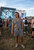 Op Art Matching Shirt and Shorts Set worn in crowd at festival main stage