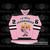 Lil Miss Headbanger Lightweight Festival Hockey Jersey - pink jersey with Headbanger text and number 26, front view