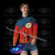 Model wearing the Meet Me at Becky at 10PM Rave Hockey Jersey