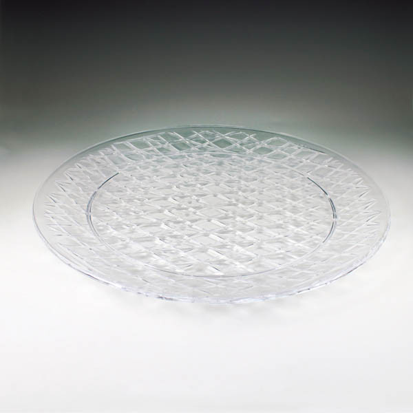 Crystal Cut 16" Round Tray (12 per case)