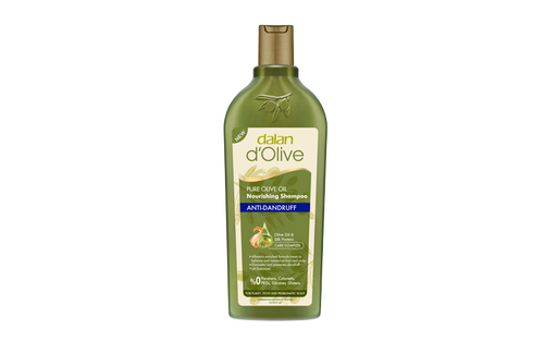 We created our Olive Oil Anti-Dandruff Shampoo for you with 70 years of experience in 100% olive oil soaps, guaranteed by Dalan quality. It will help in moisture and balance the scalp.

The anti-fungal effect fights with the microorganisms causing dandruff. With Rich Active Complex helps to prevent hair loss and silk protein gives softness to your hair.