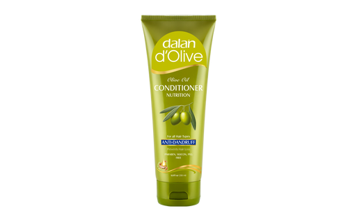  
d'Olive Anti-Dandruff Conditioner

 We created our Olive Oil Anti Dandruff Conditioner for you, with 70 years of experience in perfecting 100% olive oil soaps, guaranteed by Dalan quality.

 

Our conditioner with Mediterranean olive oil helps to resume the dandruff prevention system when used together with your Dalan d’Olive Anti Dandruff shampoo:

-  It will moisture and balance the scalp.

-  The anti-fungal effect fights with the microorganisms causing dandruff.

Olive Oil and Silk Protein care your hair to help for easy comb.