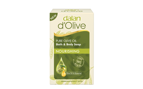 Dalan d'Olive Olive Oil Massage & Cellulite Soap helps to reduce cellulite and rejuvenate your skin with its olive seed, juniper berry oil, thyme, grape seed and wheat germ oil complex content. It is easy to use during shower/bath thanks to special designed ergonomic structure of the soap.