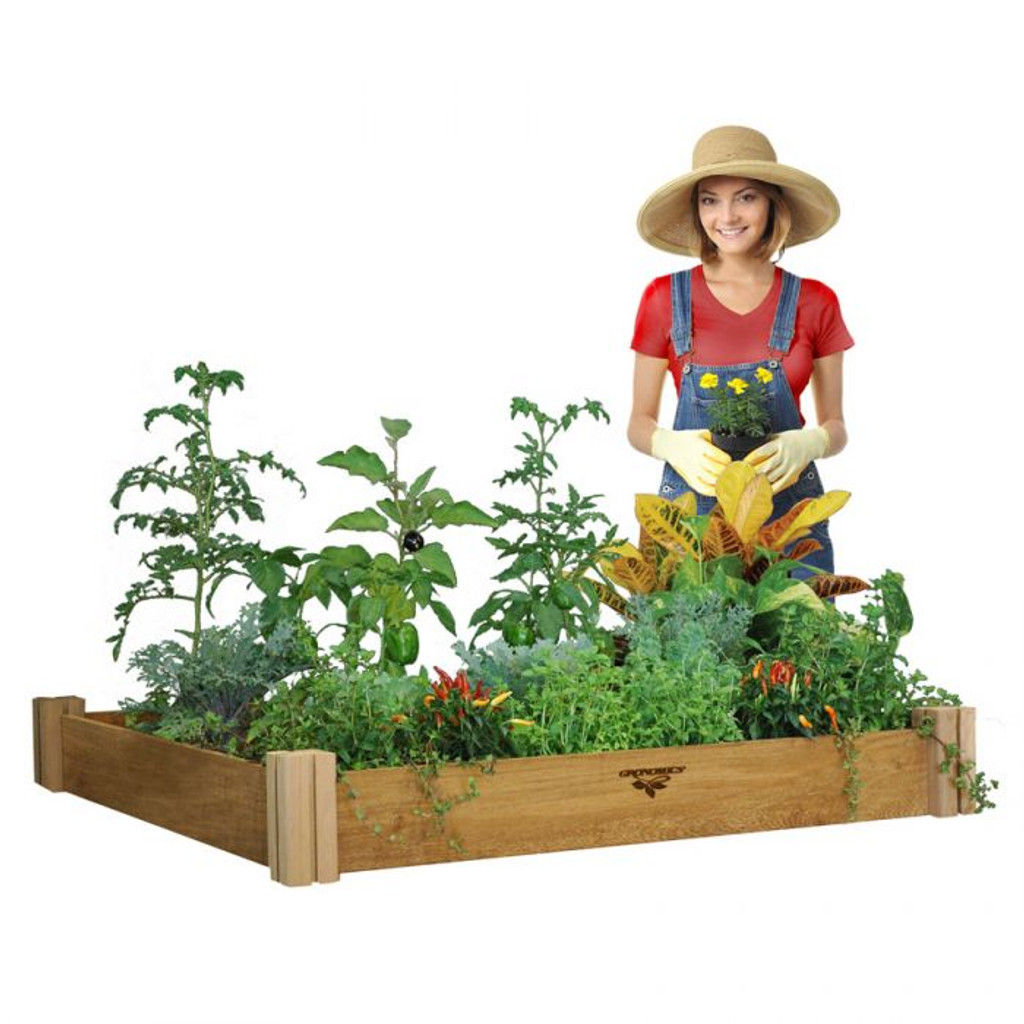 Modular Raised Garden Bed 48x48x6.5 - One Level (MRGB-1L 48-48)