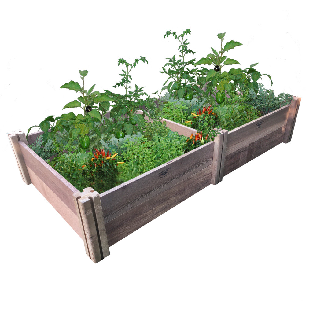 Modular Rustic Garden Bed 36"Wx72"x13"H (MRGB 36-72-13)