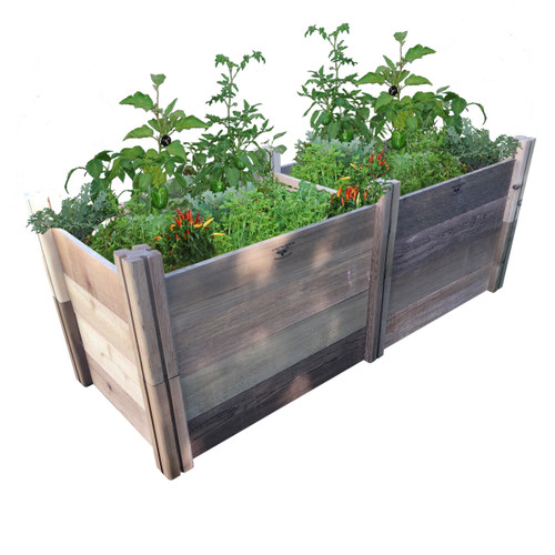 Modular Rustic Garden Bed 24"Wx72"x26"H (MRGB 24-72-2)