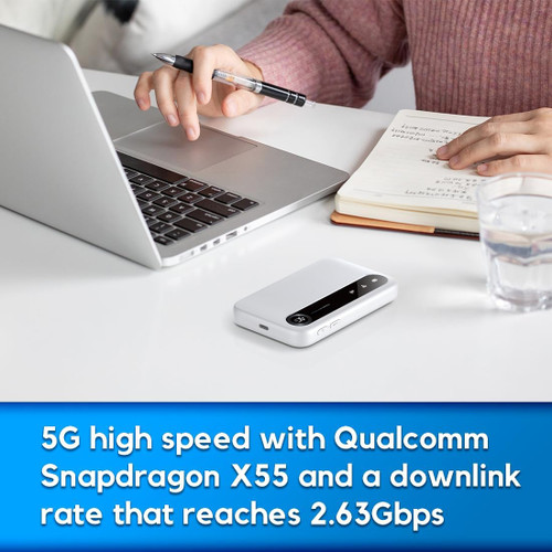 ZTE U50, 5G Portable WiFi Hotspot with SIM Slot Unlocked