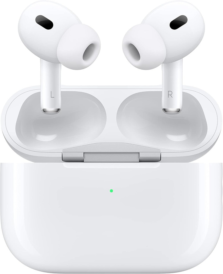AirPods Pro (2nd generation) with MagSafe Charging Case (USB-C), White (Renewed)