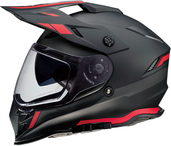 Z1R Range Helmet - Uptake - Black/Red - Large