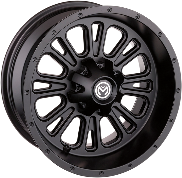 Moose Utility Wheel - 399X - Front - Black - 14X7 - 4/110 - 4+3 399Mo147110Mb4