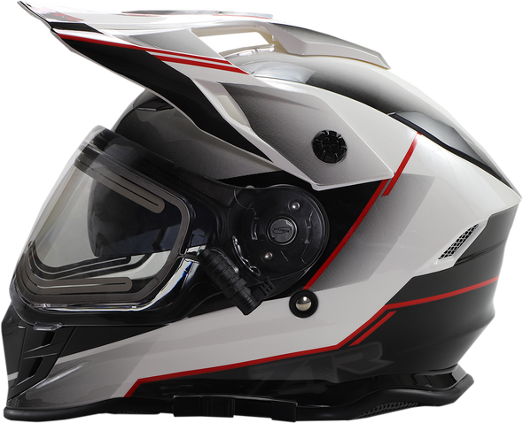 Range Snow Helmet - Bladestorm - Electric - Dual Pane - Black/Red/White - Small