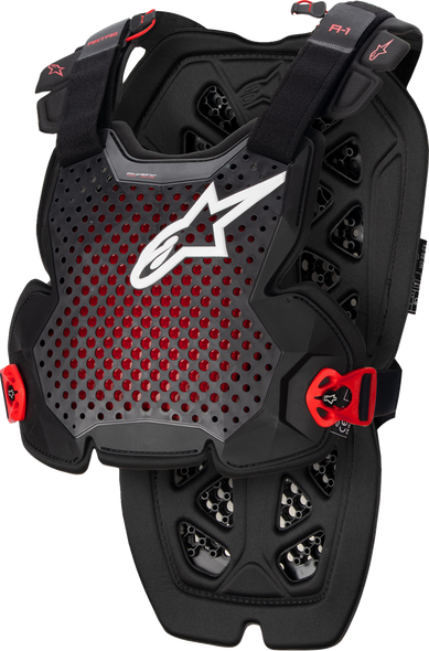 A-1 Pro Chest Guard - Anthracite/Black/Red - Xl/2Xl 67001231431Xl2X