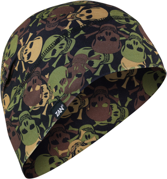 Zan Headgear Sportflex Beanie - All Over Skull Camo Whll418