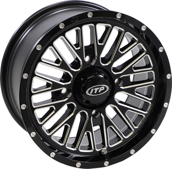 Itp Wheel - Momentum - Front/Rear - Black/Milled - 14X7 - 4/137 - 5+2 (+30 Mm) 1422735731B