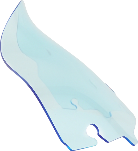 Klock Werks Kolor Flare Windshield - 6.5" - Blue Ice - Flh Kww-01-0647