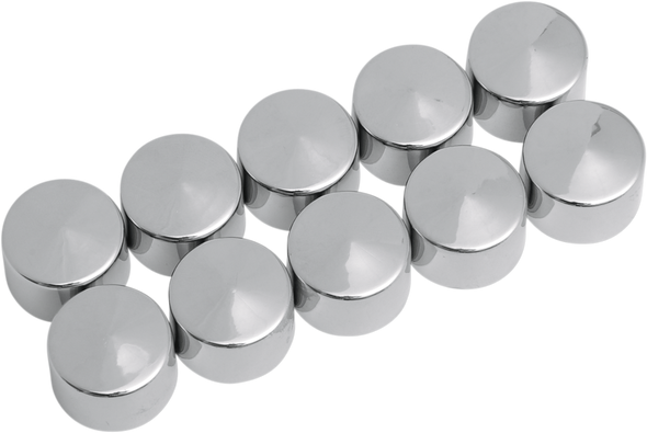 Drag Specialties Bolt Covers - Allen/Socket - 3/8" - Chrome - 10 Pack
