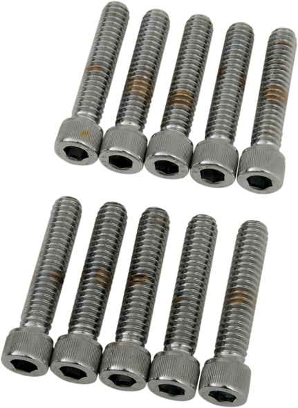 Drag Specialties Bolts - Socket-Head - Knurled - 1/4-20 X 1-1/4"
