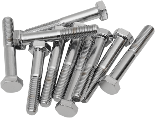 Drag Specialties Bolts - Hex Head/Replacement - Fine Thread - 5/16"-24 X 1-3/4" - 10 Pack