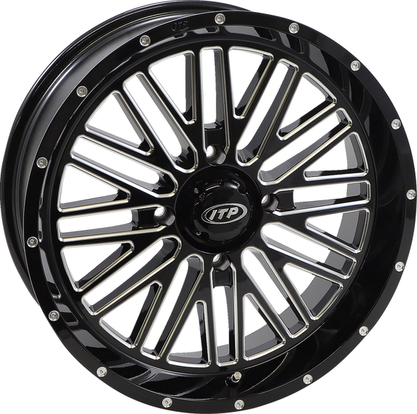Itp Wheel - Momentum - Front/Rear - Black/Milled - 18X6.5 - 4/137 - 4+2.5 (+10 Mm) 1822742731B