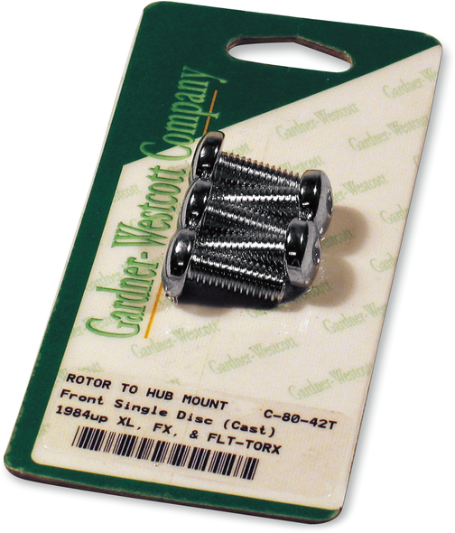 Gardner-Westcott Rotor Bolt Set - Cast - Chrome C-80-42T