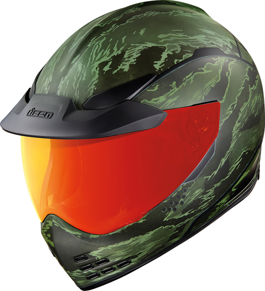 Domain Helmet - Tiger'S Blood - Green - Xs