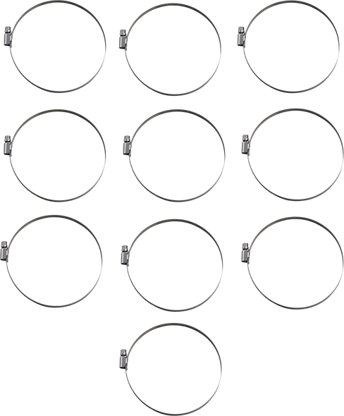 Parts Unlimited Embossed Hose Clamp - 100-120 Mm