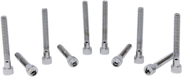 Drag Specialties Bolts - Socket-Head - Replacement - Smooth/Coarse Thread - #10-24 X 1-1/2" - 10 Pack