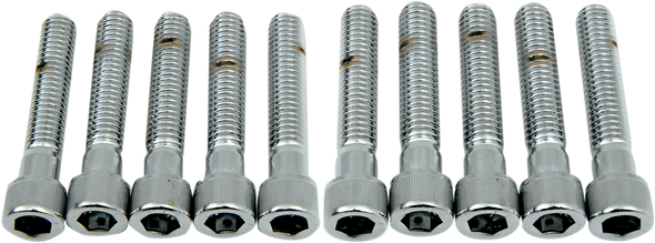 Drag Specialties Bolts - Socket-Head - Knurled - 3/8-16 X 2"