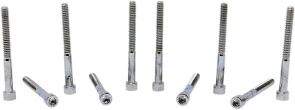 Drag Specialties Bolts - Socket-Head - Replacement - Smooth/Coarse Thread - #10-24 X 2" - 10 Pack