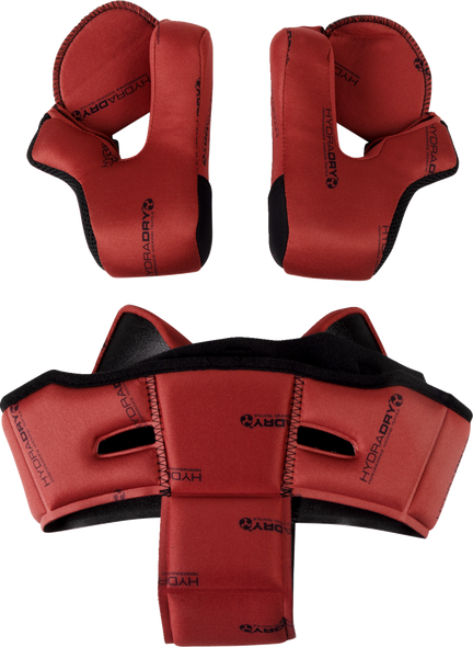 Icon Domain Liner/Cheek Pads - Red - 3Xl