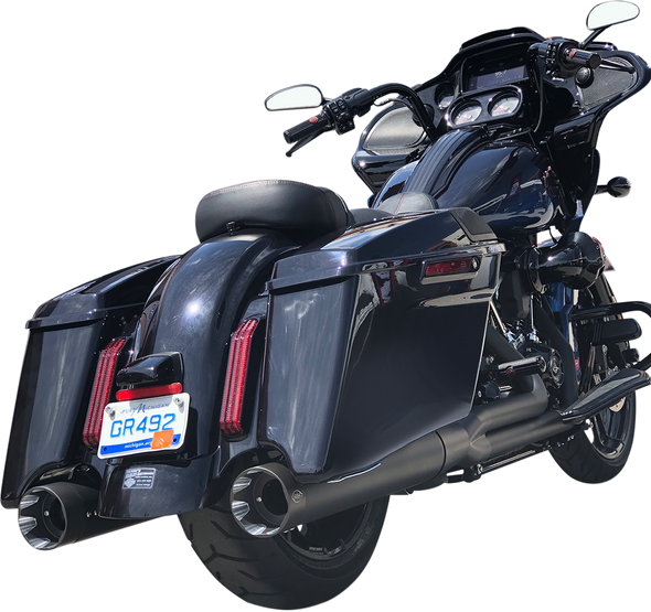 S&S Cycle Shadow Muffler - Black 550-0831