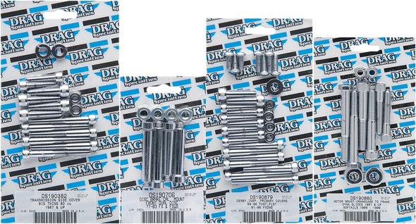 Drag Specialties Bolt Kit - Side Cover - Socket-Head - 5-Speed
