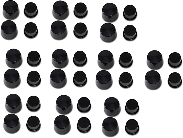 Drag Specialties Cover - Bolt - Deep - Hex - Black